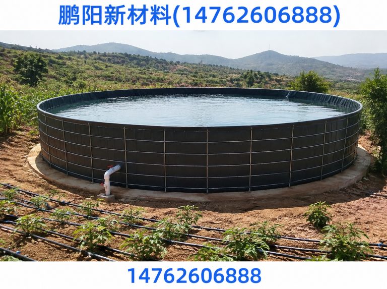 宿迁经济技术开发区镀锌板帆布蓄水池展示图